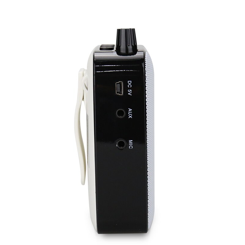 Amplificador de voz, Amplificador de voz inalámbrico SHIDU 10 W recargable  portátil sistema PA altavoz con micrófono inalámbrico UHF Soporte MP3 Play